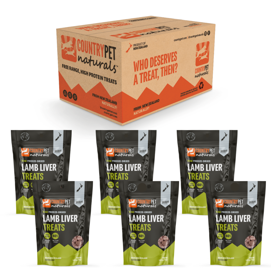 Lamb Liver Treat Case (6 x 4oz Bags)