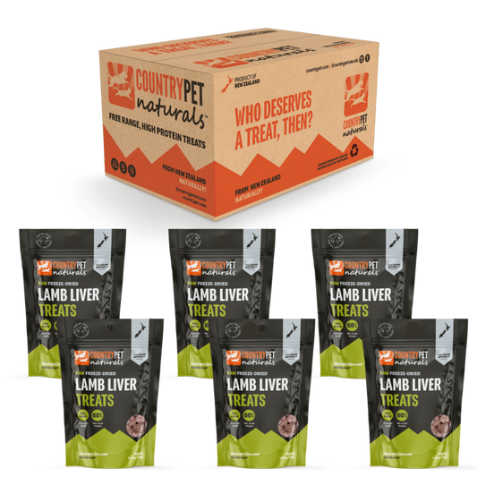 Lamb Liver Treat Case (6 x 4oz Bags)