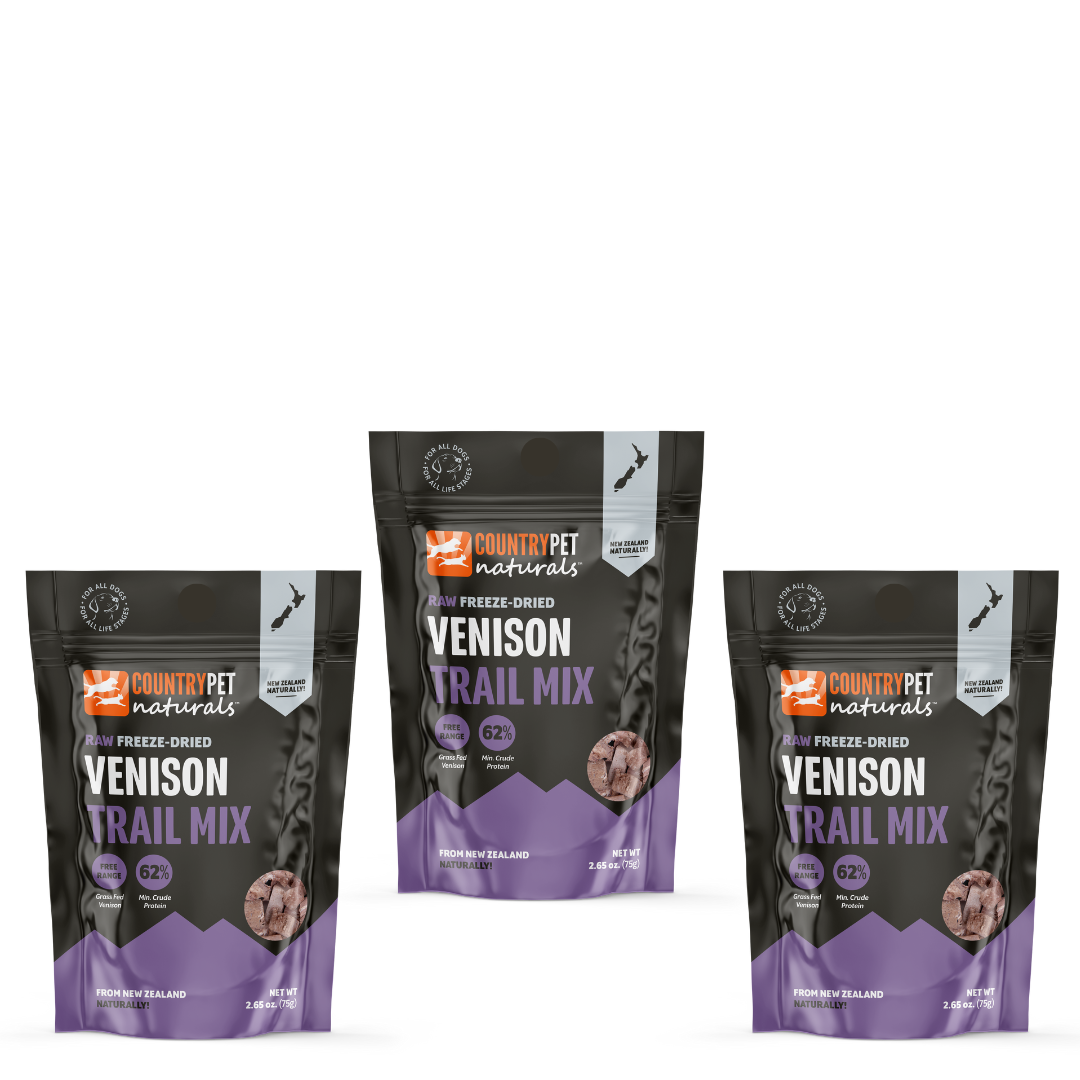 New Zealand Raw Freeze-Dried Venison Trail Mix Treats (Lung, Kidney & Spleen) Buy 1 or 3-Pack
