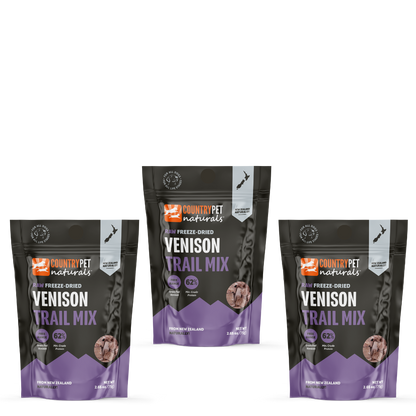 New Zealand Raw Freeze-Dried Venison Trail Mix Treats (Lung, Kidney & Spleen) Buy 1 or 3-Pack
