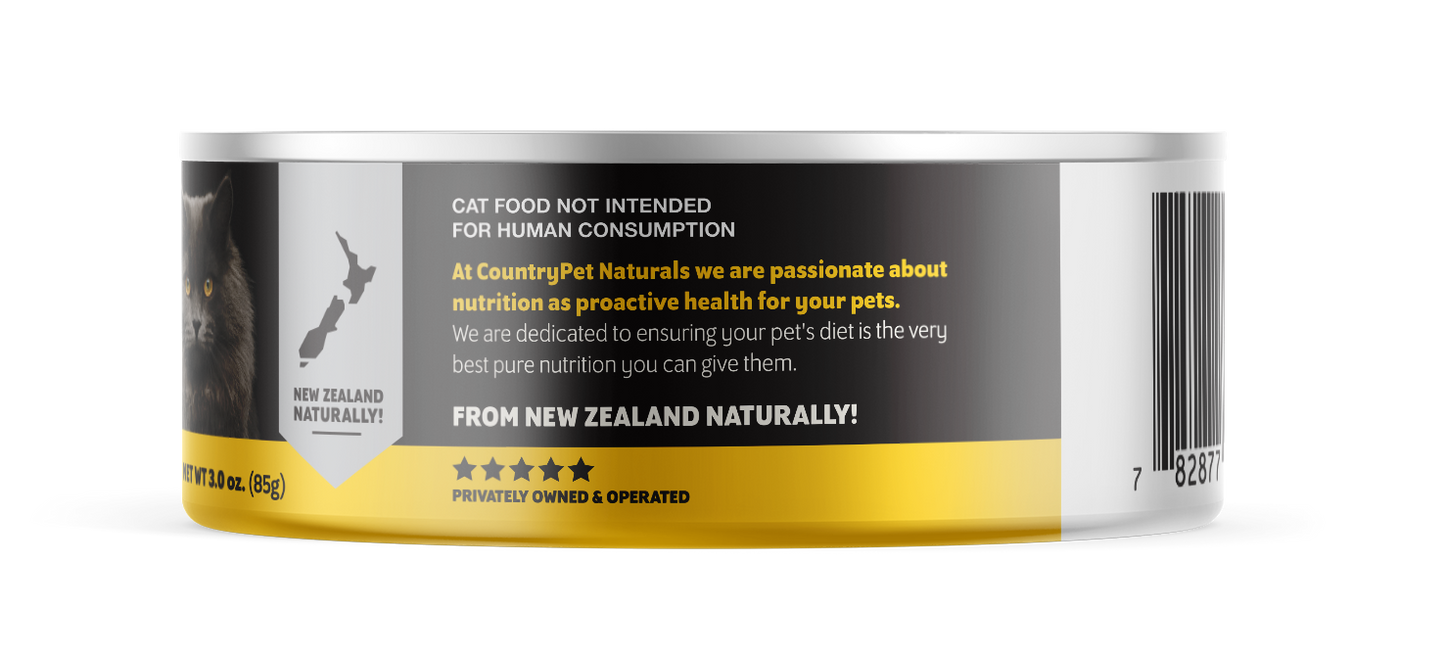 Chicken Cat Food 3oz Cans - Tray of 18 Cans