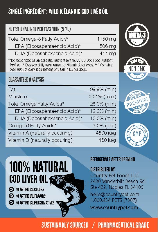 Pure Wild Icelandic Cod Liver Oil - 16 fl. oz.