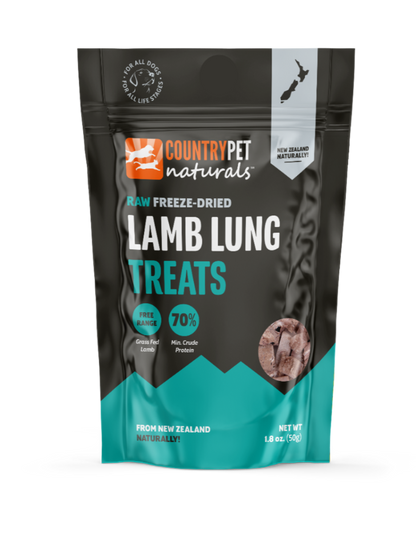 Lamb Lung Raw Freeze Dried - 1.8oz Bag TP