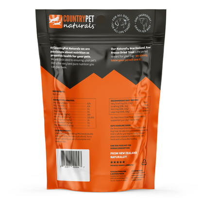 Beef Liver Raw Freeze Dried - 4oz bag