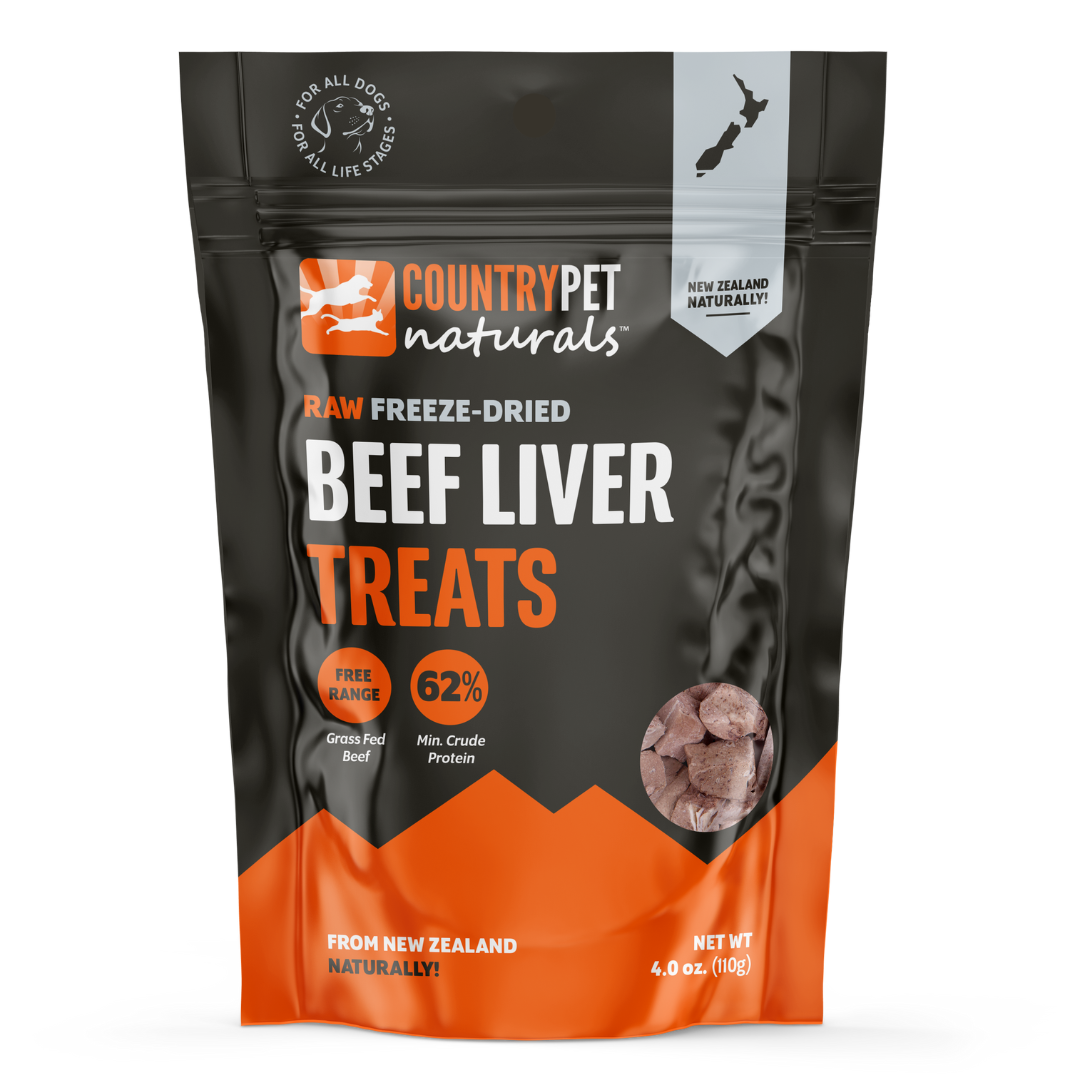 Beef Liver Raw Freeze Dried - 4oz bag