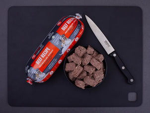 Beef Dog Food 1.5lb Frozen Roll - Single Roll