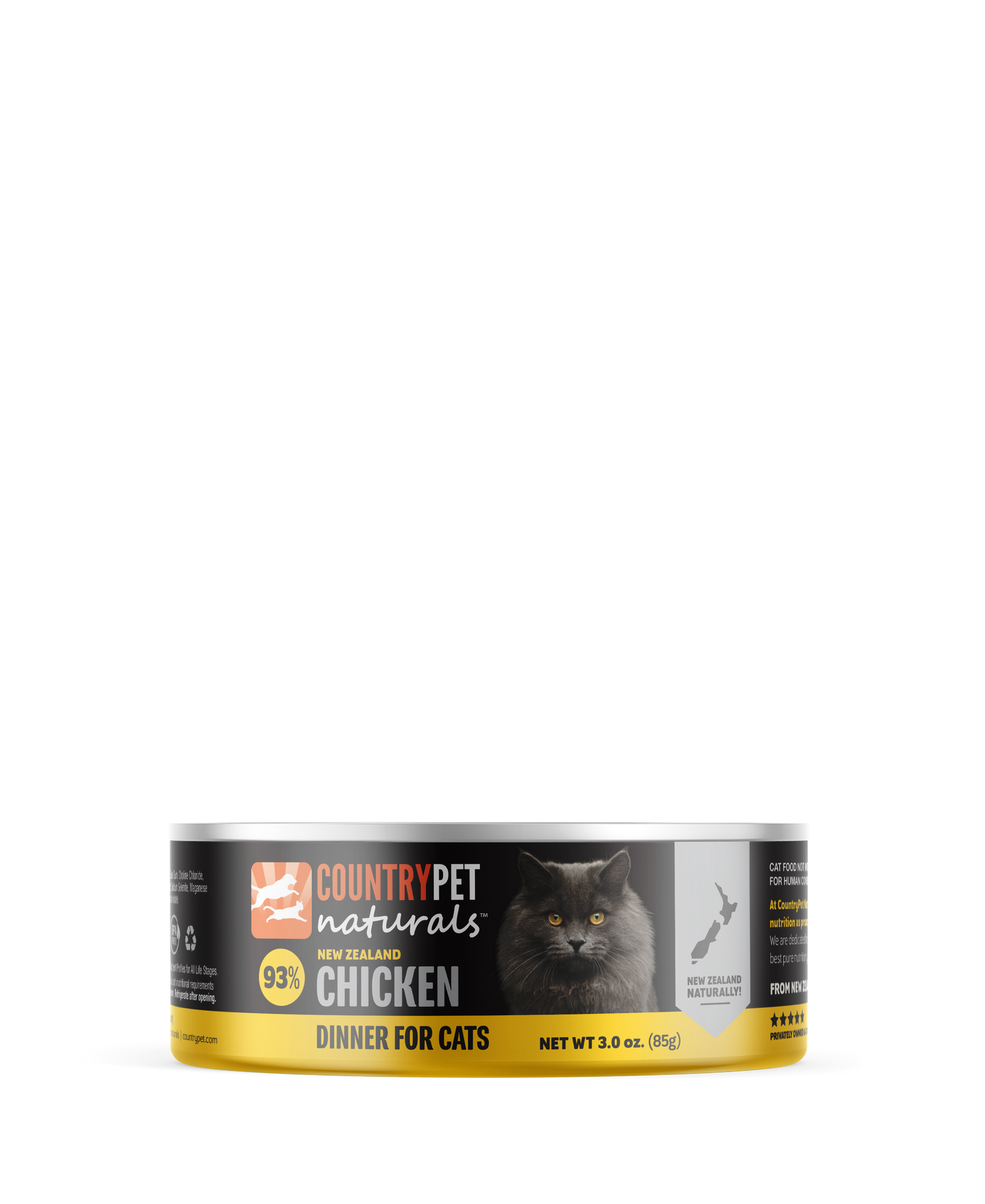 Chicken Cat Food 3oz Cans - Tray of 18 Cans