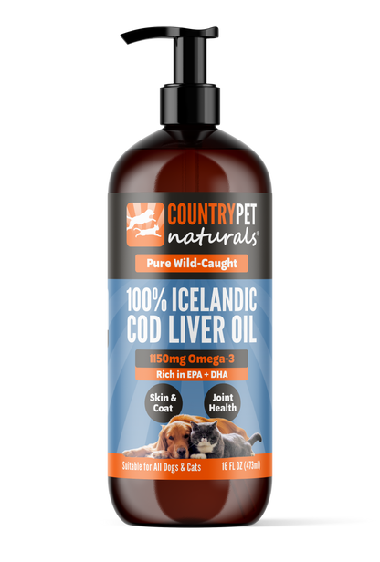 Pure Wild-Caught Cod Liver Oil - 16oz New Customer