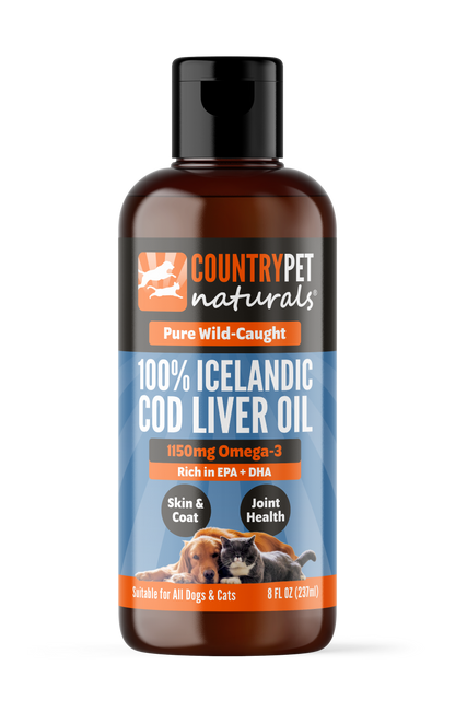 Pure Wild-Caught Cod Liver Oil 8 oz
