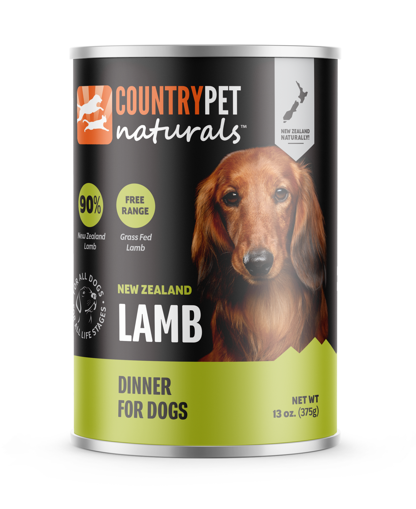Lamb Dog Food 13oz Cans Tray of 9 Cans 1 Tray