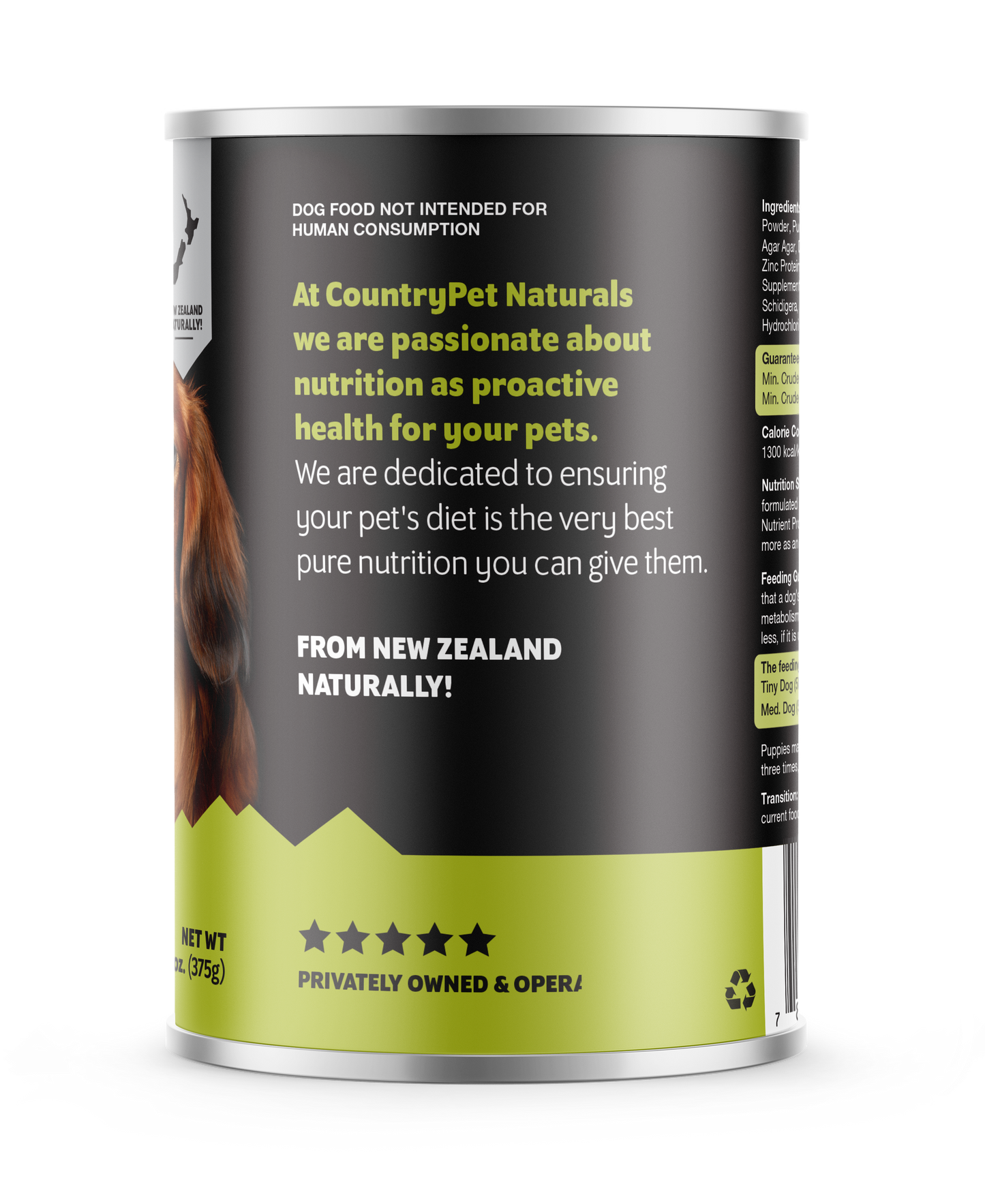 Lamb Dog Food 13oz Cans Tray of 9 Cans CountryPet Naturals