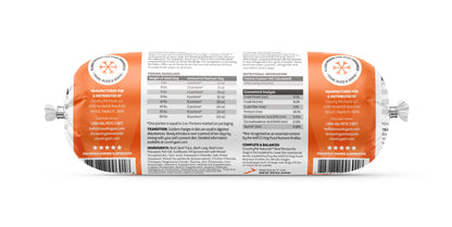 Beef Dog Food 1.5lb Frozen Rolls - Case of 8 Rolls