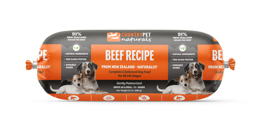 CountryPet Naturals™ New Zealand Beef Recipe Dog Food Roll (Single)