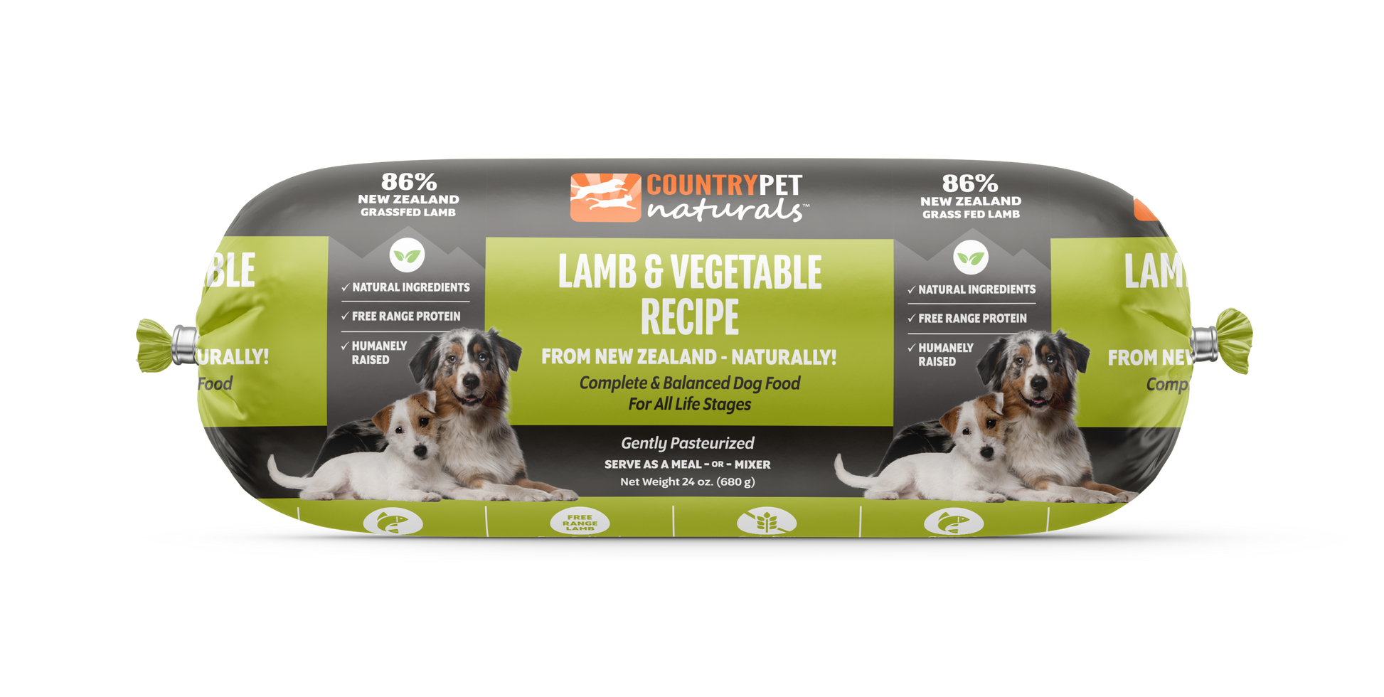 Lamb Vegetable Recipe Dog Food CountryPet Naturals