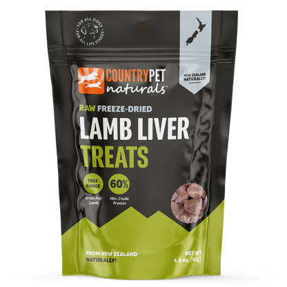 Lamb Liver Raw Freeze Dried - 4oz Bag