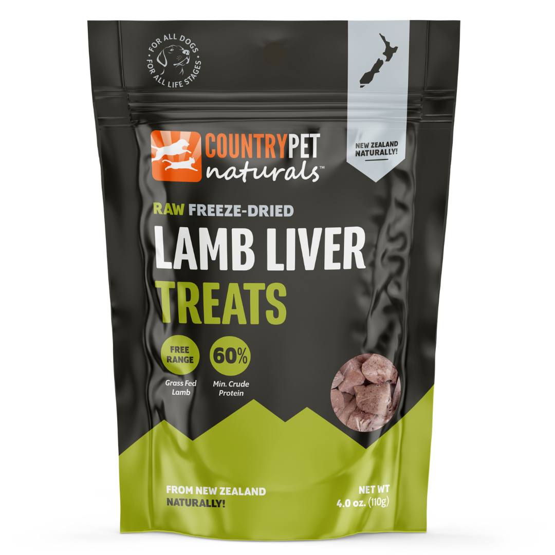 New Zealand Raw Freeze-Dried Lamb Liver Treat Case (6 Bags)