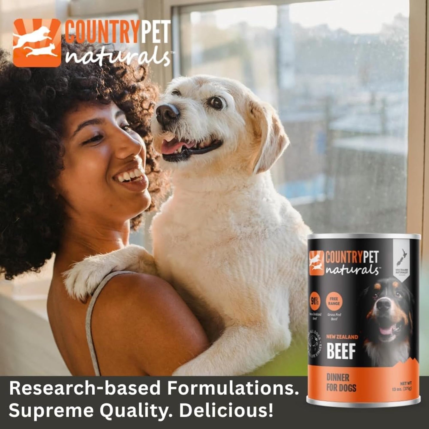 Beef Dog Food 13oz Cans - Tray of 9 Cans