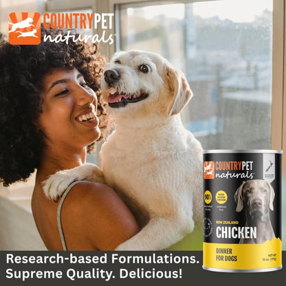 Chicken Dog Food 13oz Cans - Tray of 9 Cans