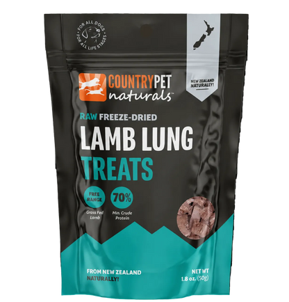 Lamb Lung Raw Freeze Dried - 1.8oz Bag TP