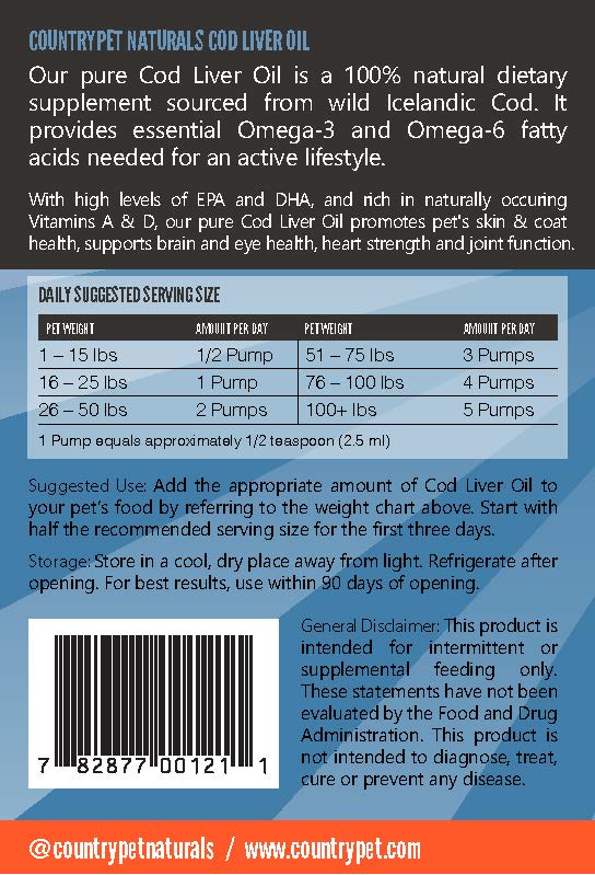 Pure Wild-Caught Cod Liver Oil - 16oz